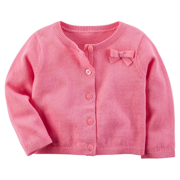 pink baby sweater